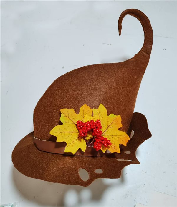 forest fairy hat brown