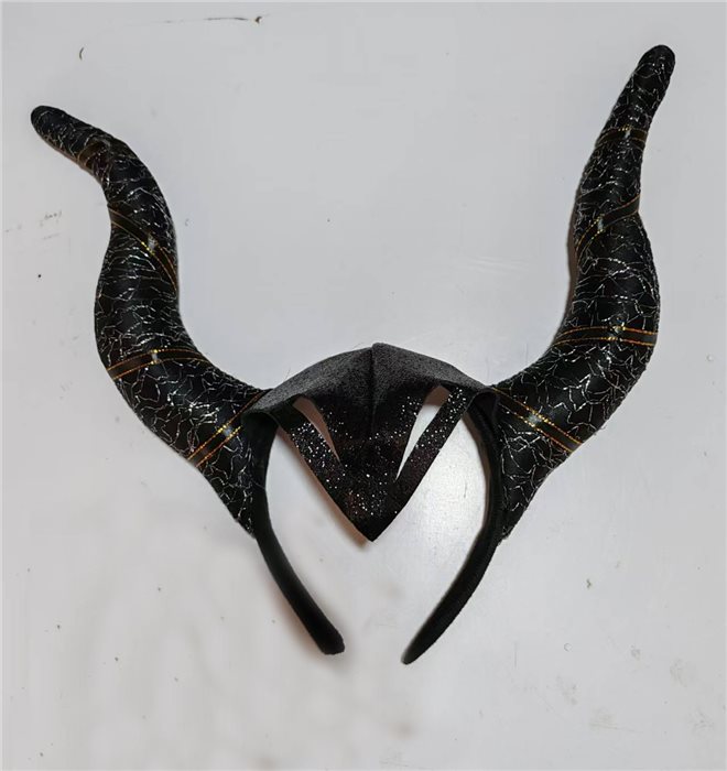 devil headgear BLACK