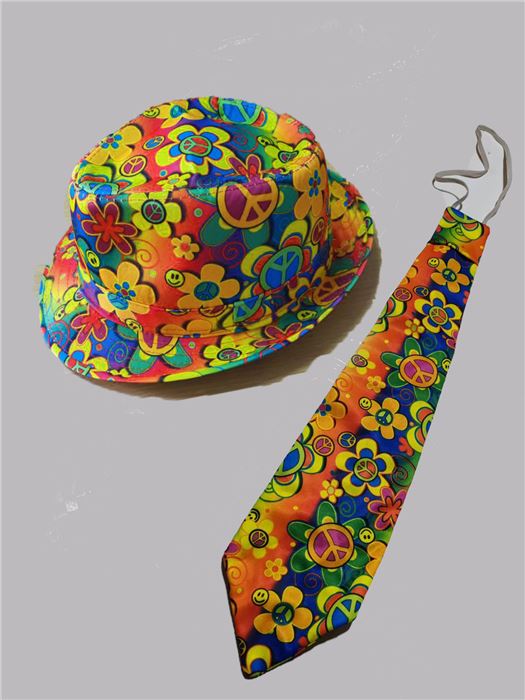 HIPPIE HAT & TIE SET