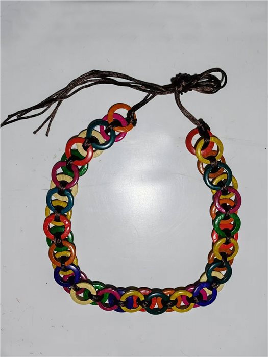 HIPPIE WAISTBAND, 40pc coconut rings