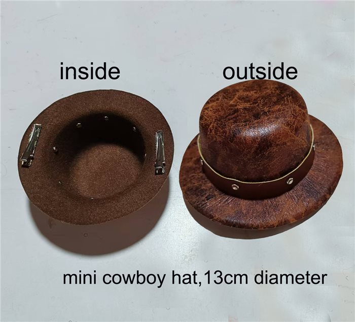 Mini Cowboy hat,13cm dia