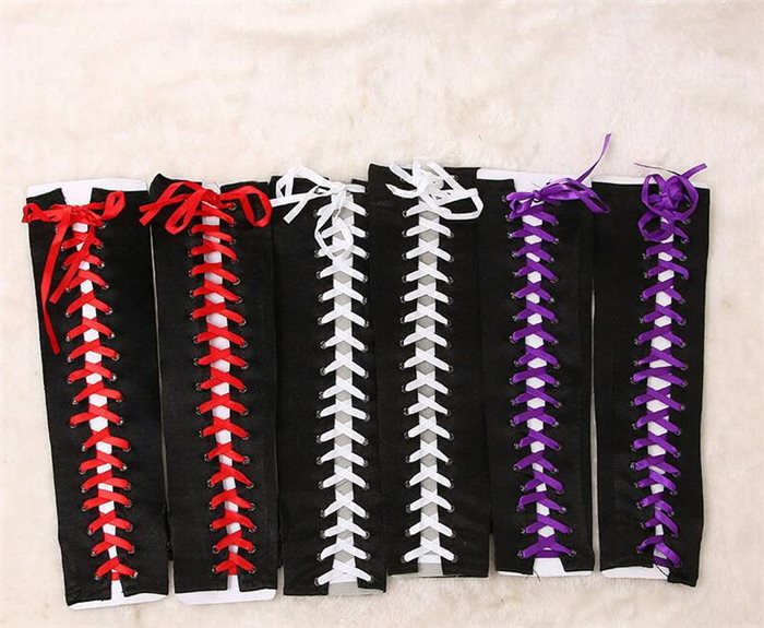SATIN GLOVES WITH  CORD