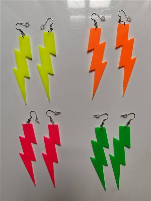 NEON EARRINGS FLASH