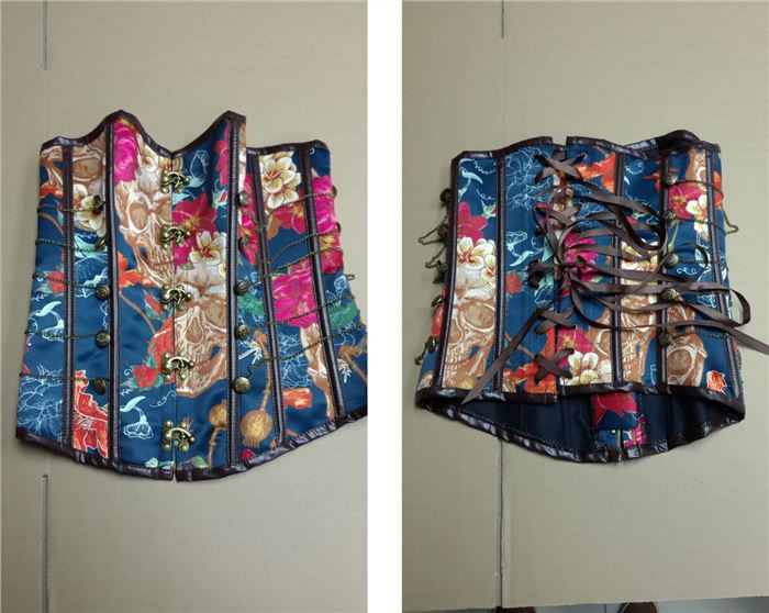 DAY OF THE DEAD CORSET,  4sizes