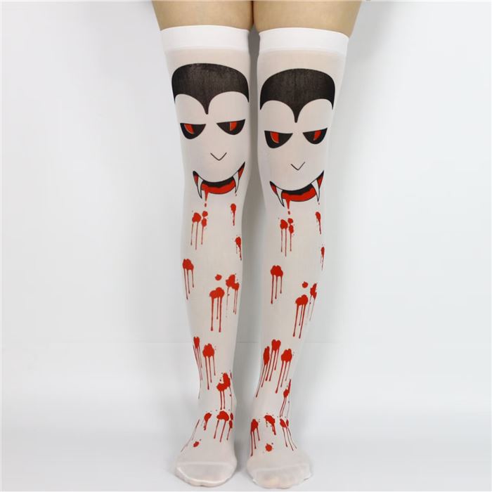 VAMPIRE PRINT SOCKS