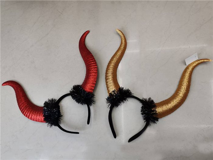 GLITTER DEVIL HORN HEADGEAR